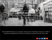 Tablet Screenshot of berthaud-sculpture.com
